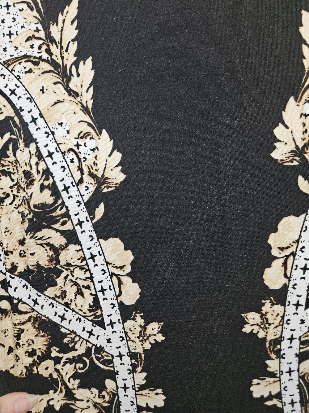 Colleen Lopez Black Gold Floral Cocktail Party Dress Med - Picture 6 of 10